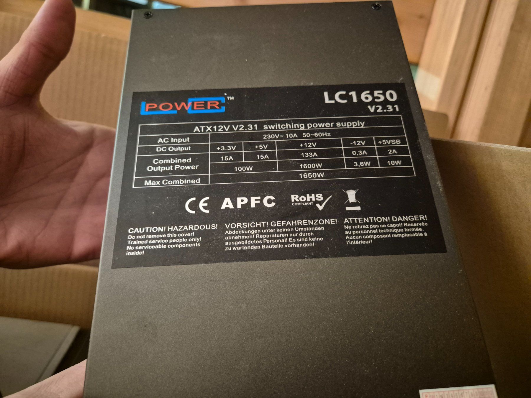 Componenti elettronici: Netzteil Computer PC Power Mining  Netzteil RAM PSU Gaming – Usato da Russikon venduto da dav_fqm6 3