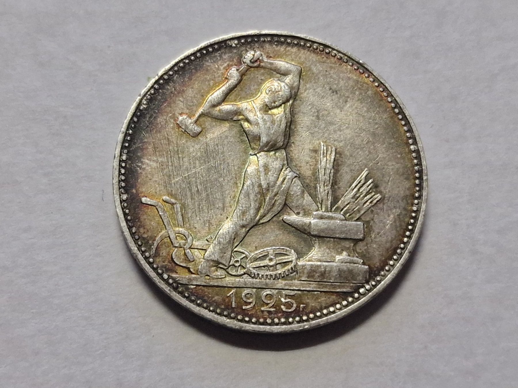 Tutti le monete: Russland 50 Kopek 1925 Silber. – Usato da Zürich venduto da Moreira01