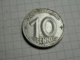Deutschland - DDR 10 Pfennig, 1950 Münzzeichen: "A" - Berlin