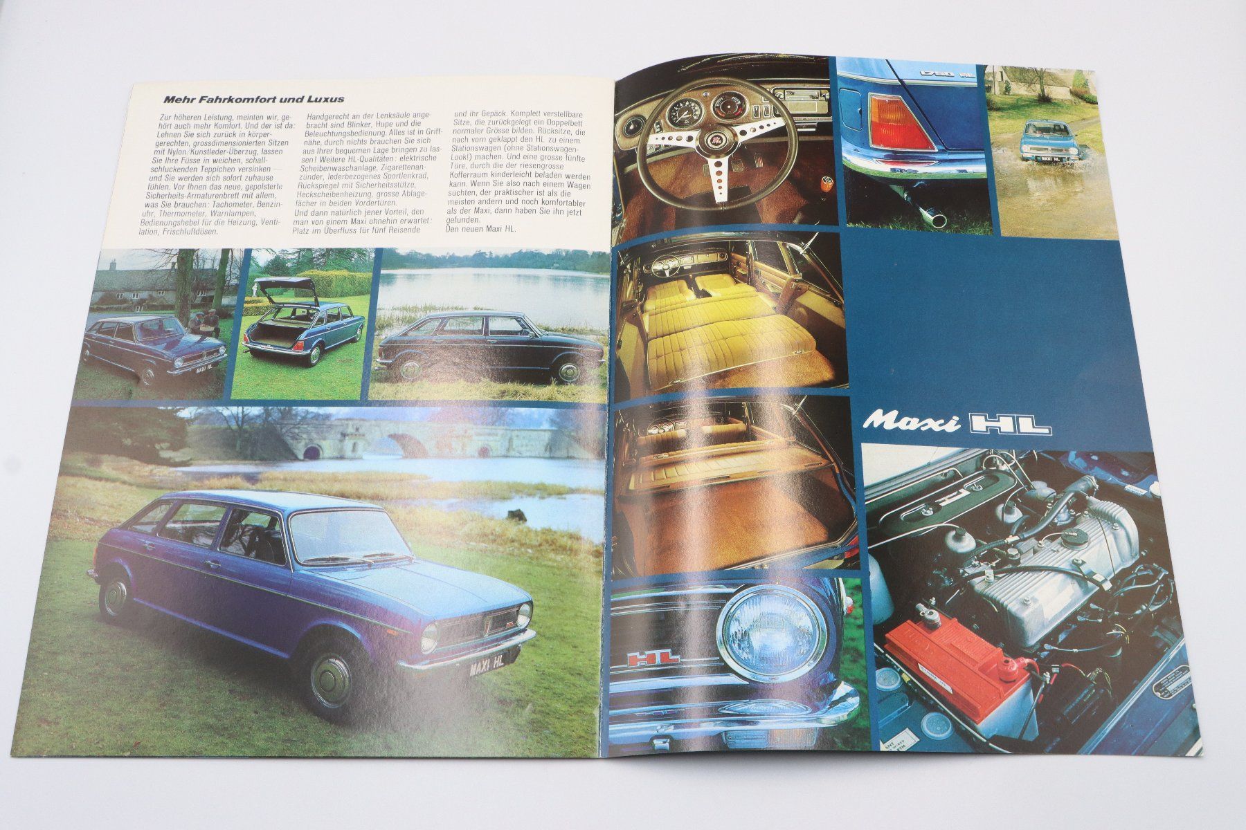 Austin Documenti: Austin Maxi HL 1973 Prospekt – Usato da Bühl b.Aarberg venduto da Collectorpassions 4