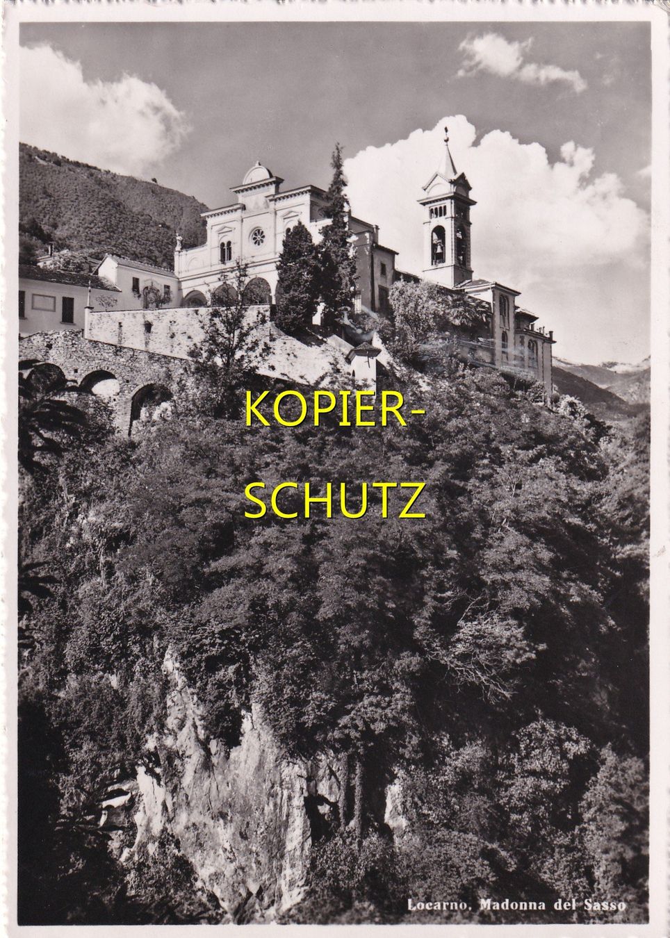 Ansichtskarten: Locarno - Madonna del Sasso /bc – Gebraucht aus Hombrechtikon von Rudolf07