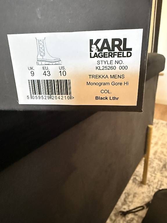 Karl Lagerfeld Scarpe da uomo: Kar Lagerfeld Chelsea Boots – Usato da Schaffhausen venduto da Aensch 3