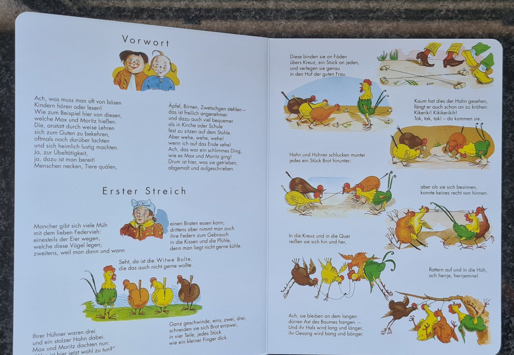 Libri: Kinderbuch - "Max und Moritz" Hartkarton Bund ***NEU*** – Nuovo (secondo la descrizione) da Brüttisellen venduto da Sealauncher2814 1