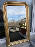 Alter Wandspiegel Louis—Philippe Stil  Blattgold , 50x80cm