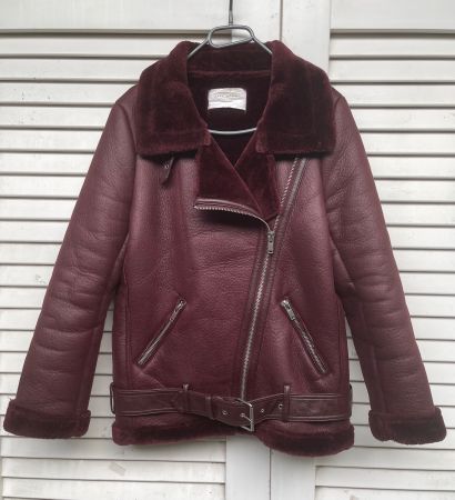 Super schöne Kunstleder/Pelzjacke von Zara!