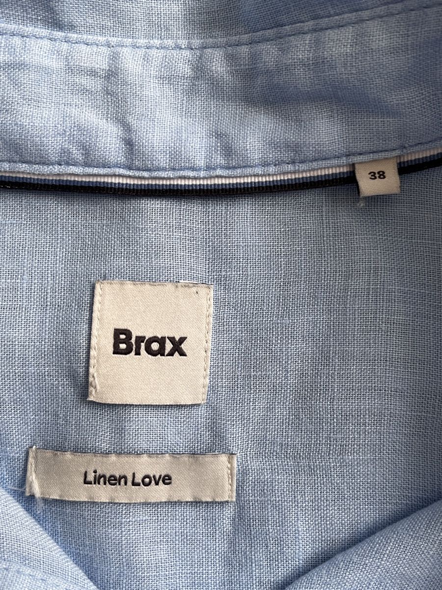 Blusen: Damen Bluse hellblau Gr. 38 Leinen – Gebraucht aus Zürich von Kleanthy 2