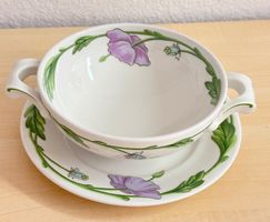 Villeroy & Boch “AMAPOLA” Suppenschüssel mit Dessertteller