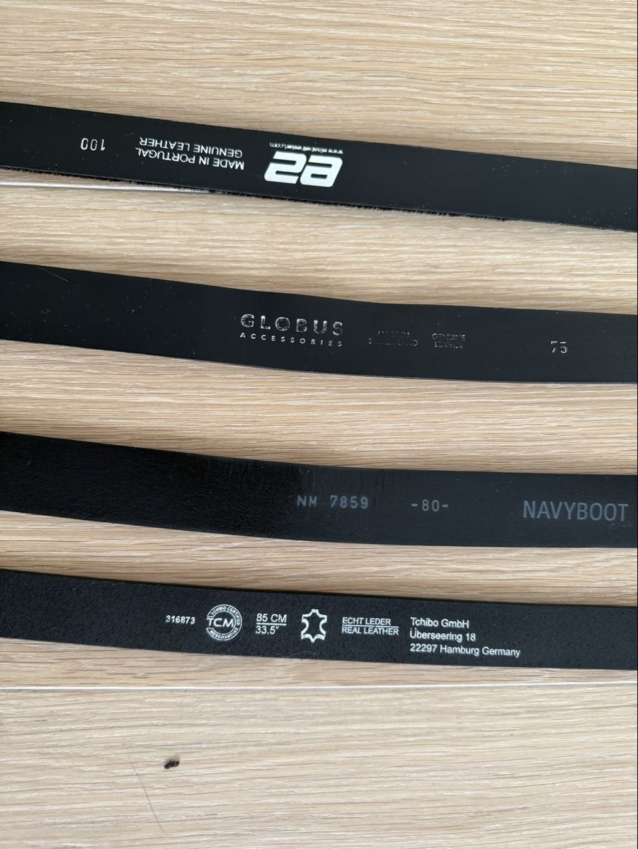 Navyboot Cinture: 4 Damengürtel Navyboot, Globus etc. – Usato da Volketswil venduto da Buesler7 3