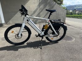 E-Bike weiss Marke Stromer Modell ST2 Sport Grösse L 45 km/h