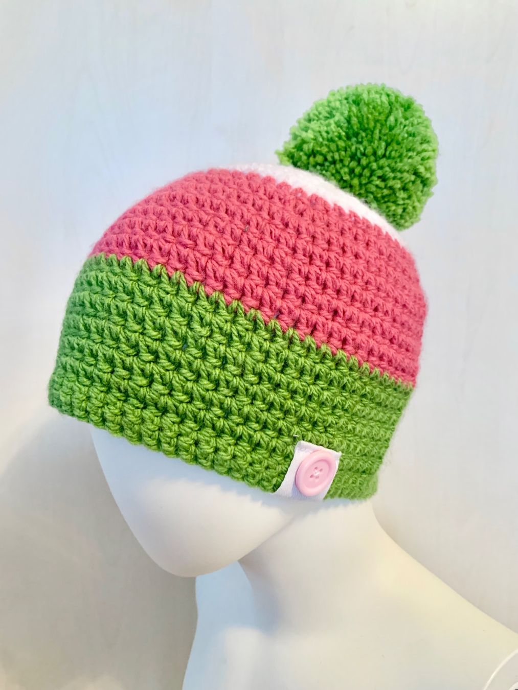 Altro abbigliamento per bambino: Kappe 2 in 1 mit oder ohne Bommel tragbar, Handarbeit – Nuovo e nell'imballaggio originale da Emmenbrücke venduto da swissmade-miracles 3