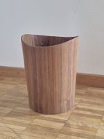 Abfallkorb aus Holz | elegantes Walnuss-Dekor