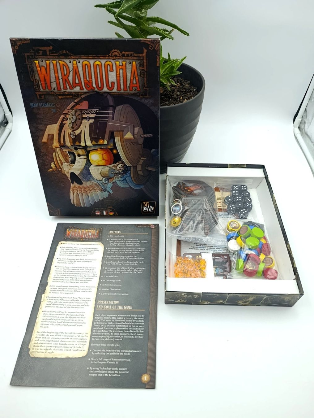 Spiele: Brettspiel WIRAQOCHA, sit down – Gebraucht aus Wil SG von Donaldus 2