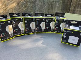 6x EGLO connect.z Smart LED E27 inkl. Bewegungsmelder