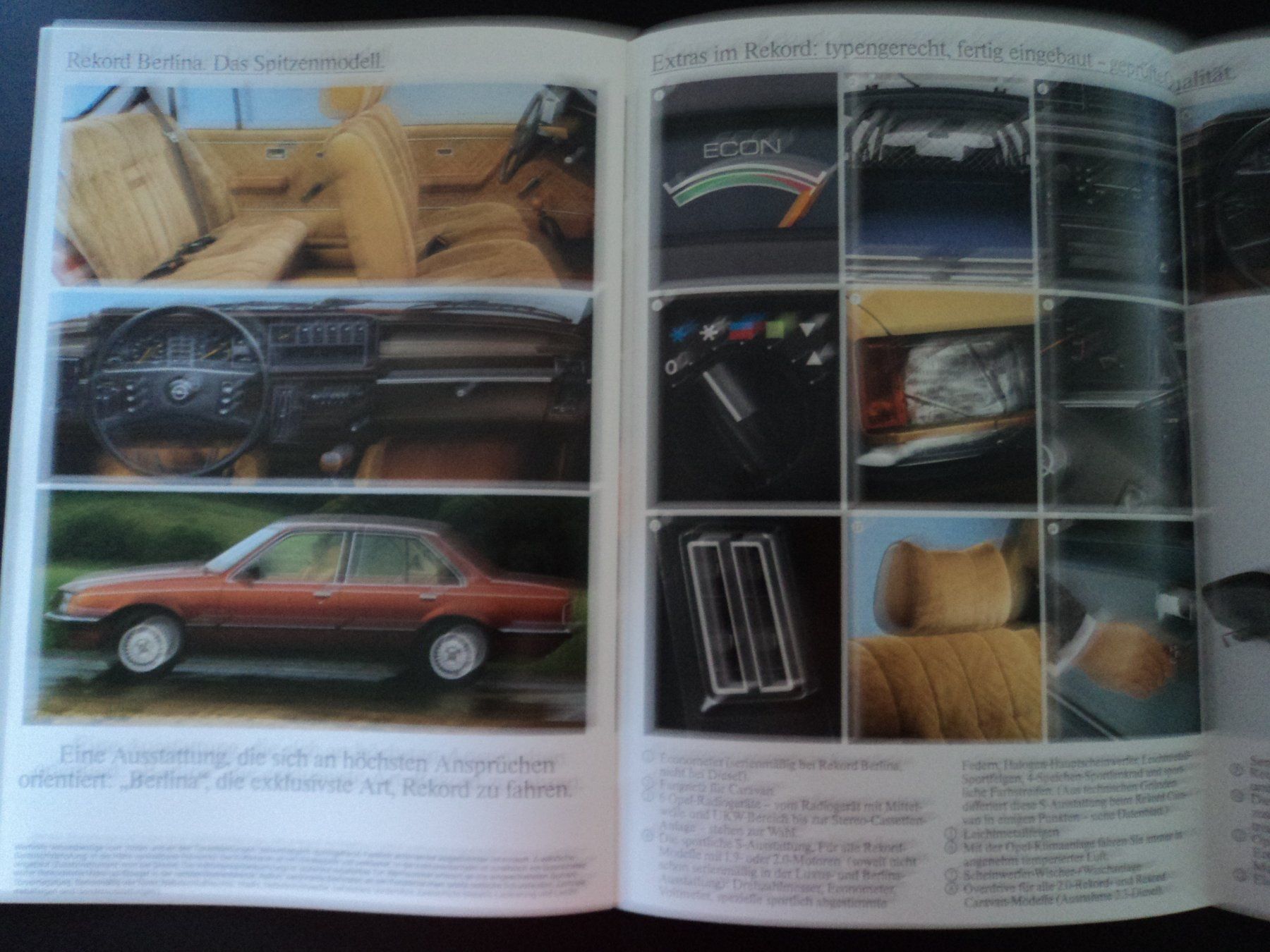 Opel Documenti: Prospekt Opel Rekord 1981 – Usato da Schwarzenburg venduto da modelCARama 7