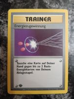 Pokémon Karte Trainer Energiezugewinnung 1. Edition
