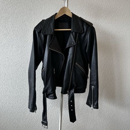 AllSaints Lederjacke
