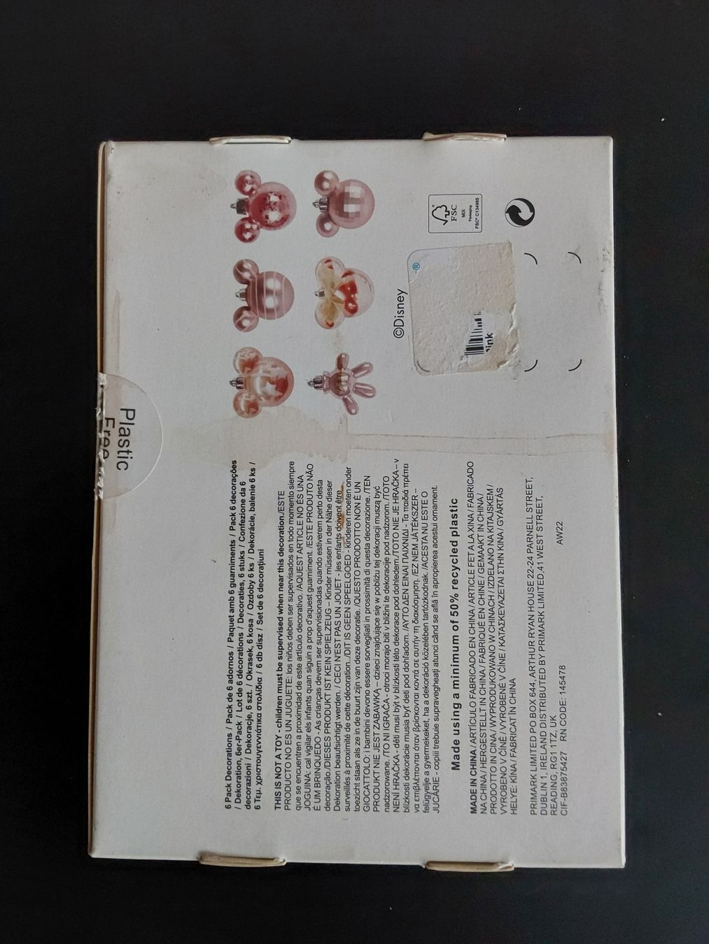 Disney Tutte le decorazioni: Disney Mickey Mouse Christbaumschmuck. – Usato da Steinach venduto da Chilli1957 6