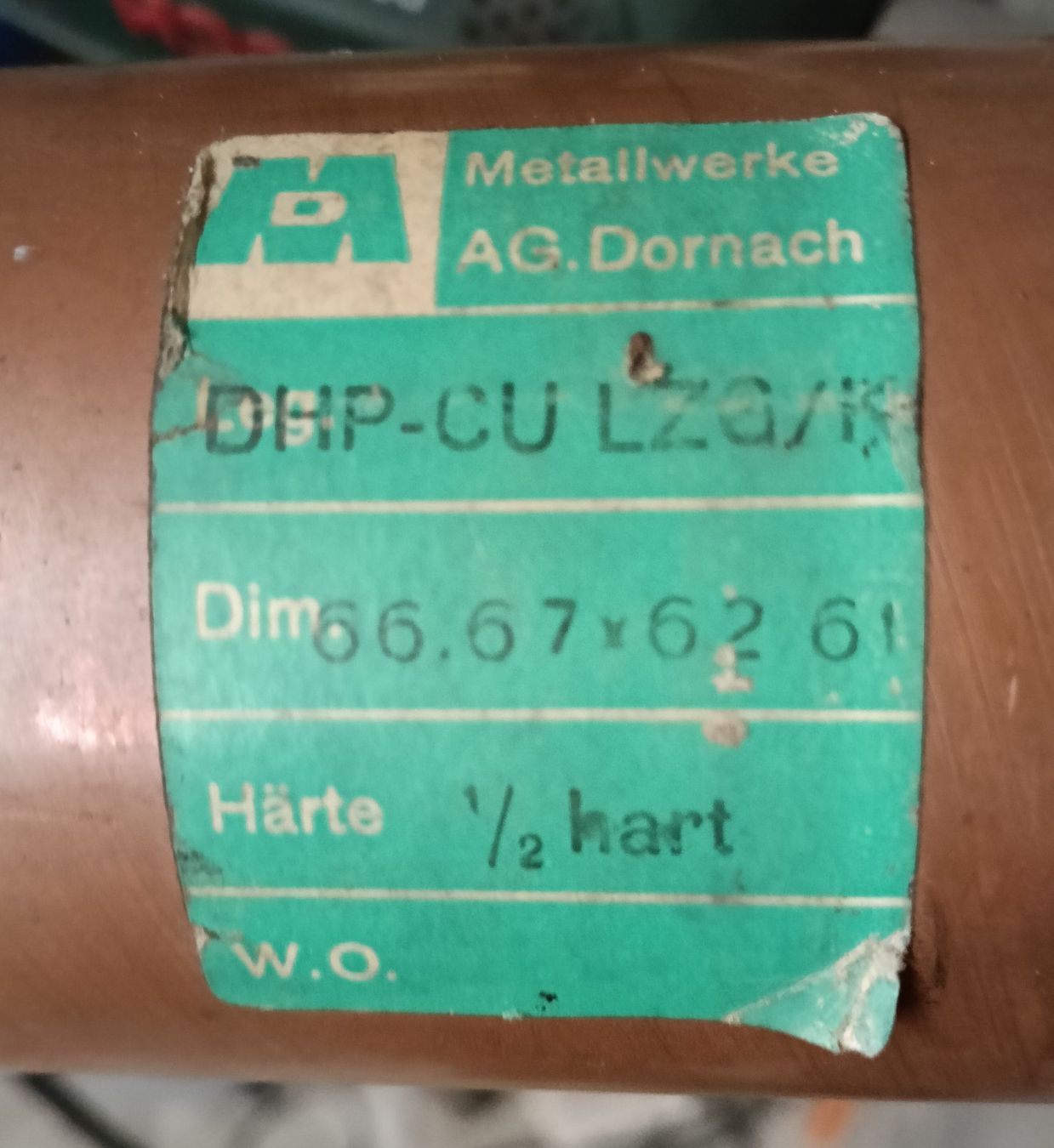 Tuyaux & tubes: Kupferrohr – Neuf (Voir description) à Hagendorn par Versaboss 1