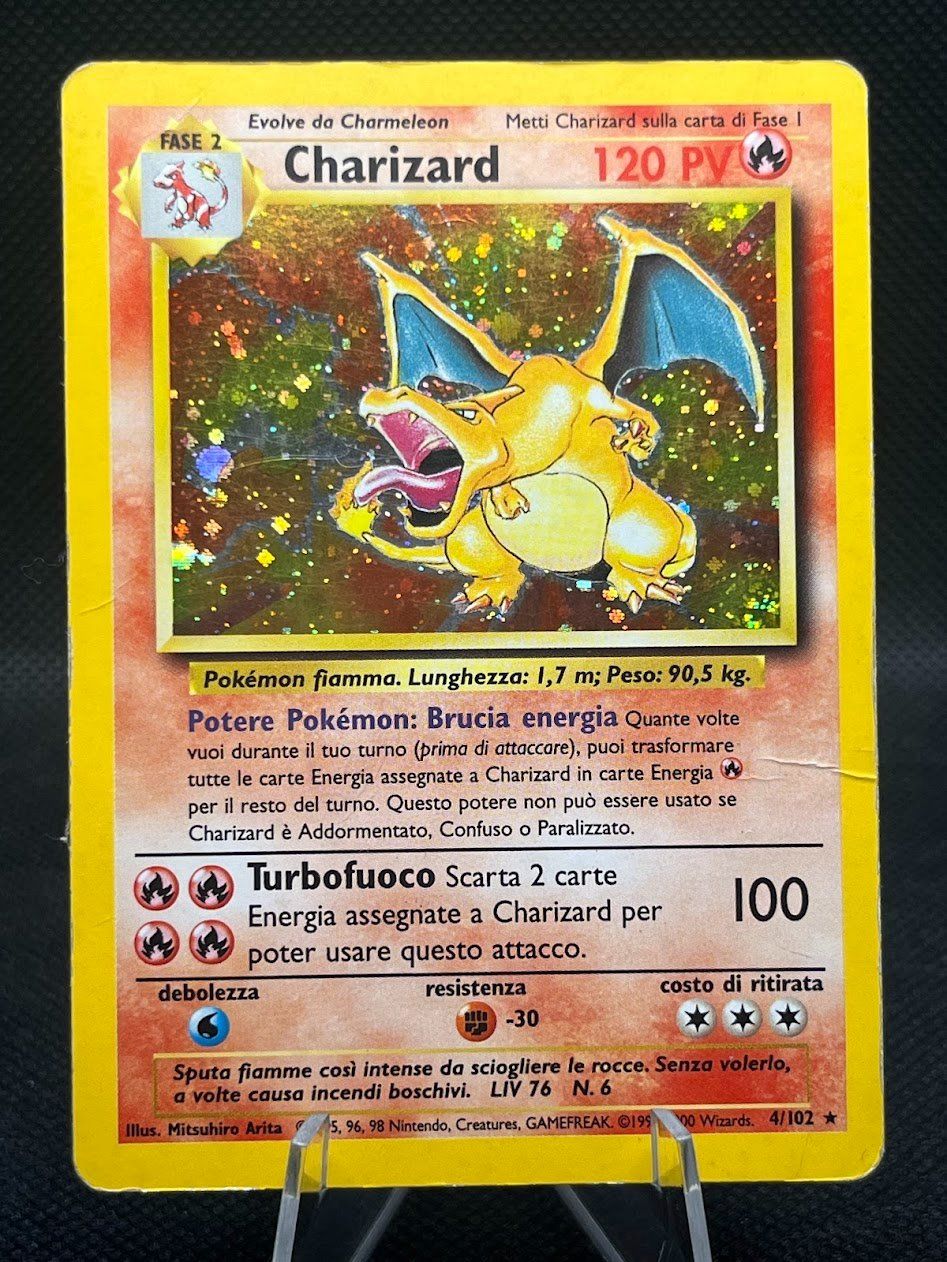 Pokémon Carte collezionabili: Pokemon -  Charizard Base set  4/102 Vintage – Usato da schaan venduto da Schokoloco