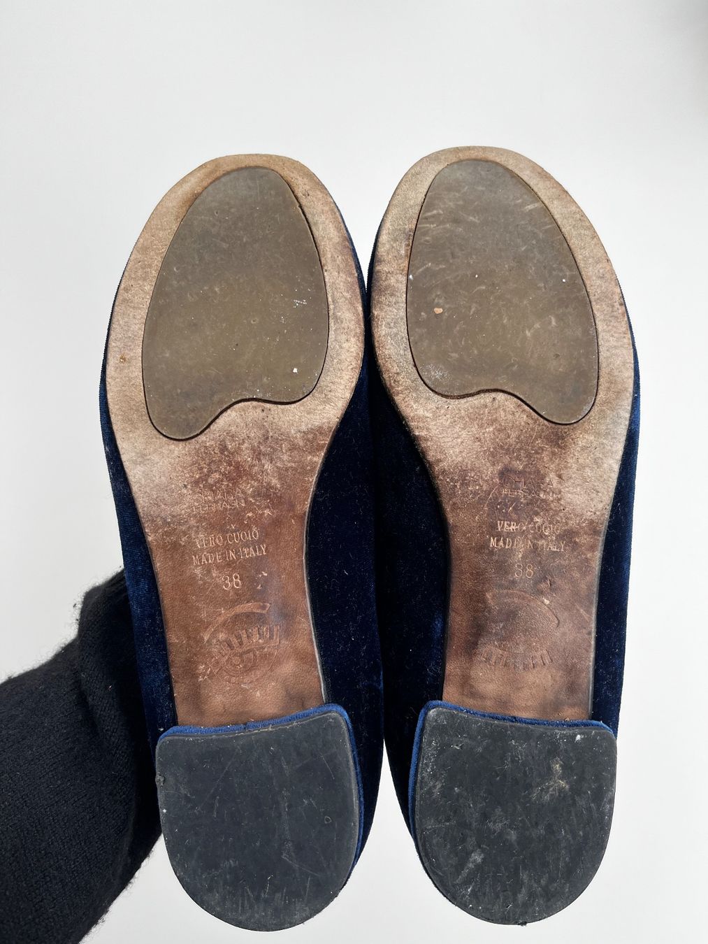 Scarpe da donna: Chiara Ferragni Samt Slipper Gr. 38 – Usato da Olten venduto da hahnice99 5