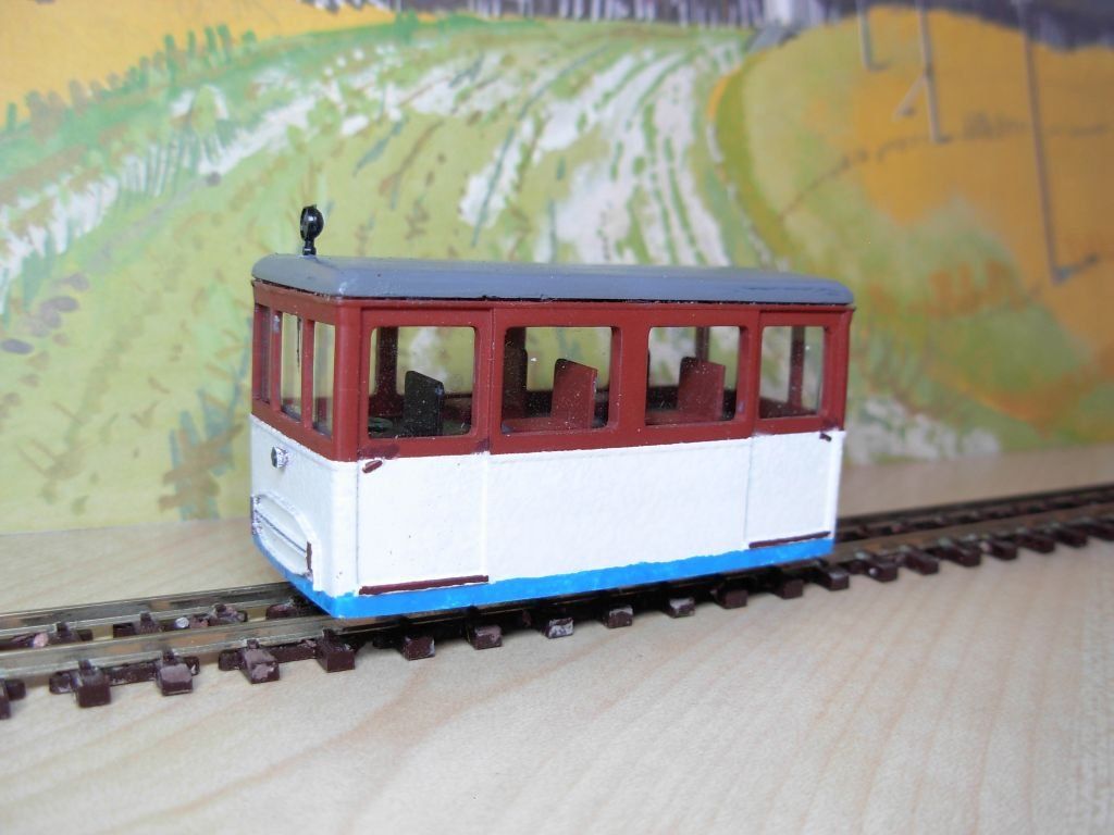 Modellini di ferrovie: H0e: Triebwagen rot/weiss/blau – Usato da Oberrieden venduto da Hobbyschiff