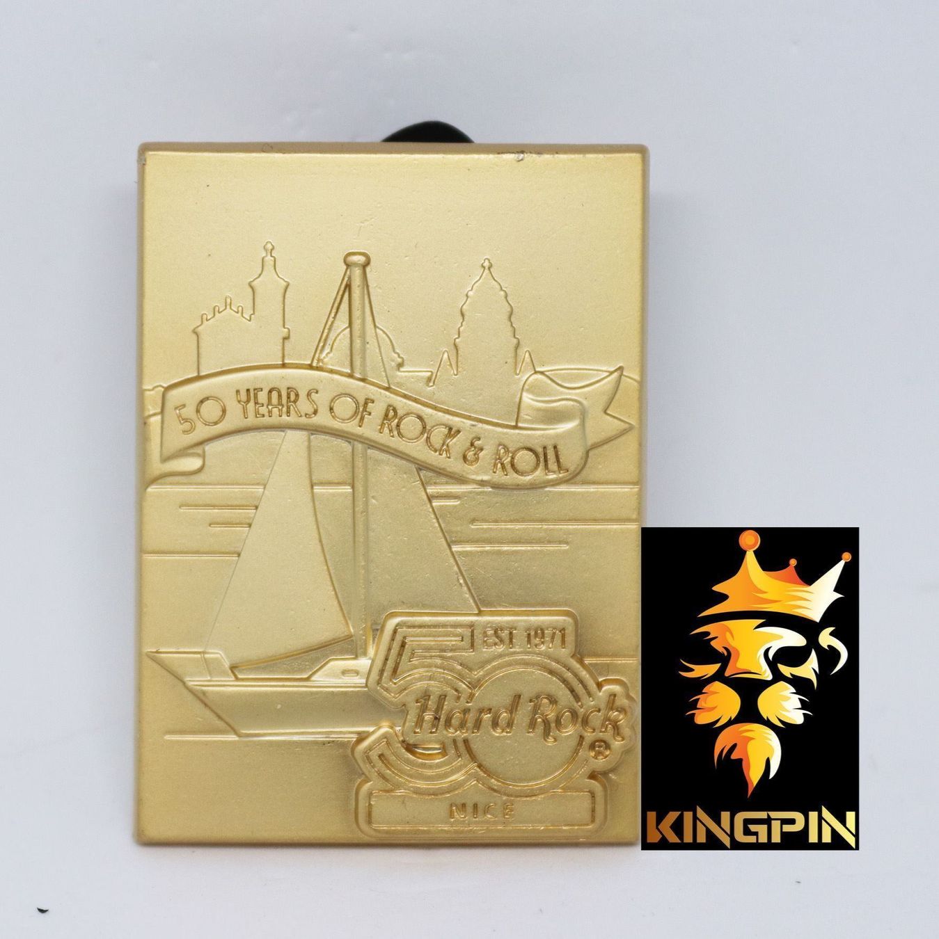 Hard Rock Cafe Plaketten & Abzeichen: HARD ROCK CAFE PIN 50th Puzzle Pin Nice Frankreich – Neu (gemäss Beschreibung) aus Hinterforst von -KINGPIN- 2