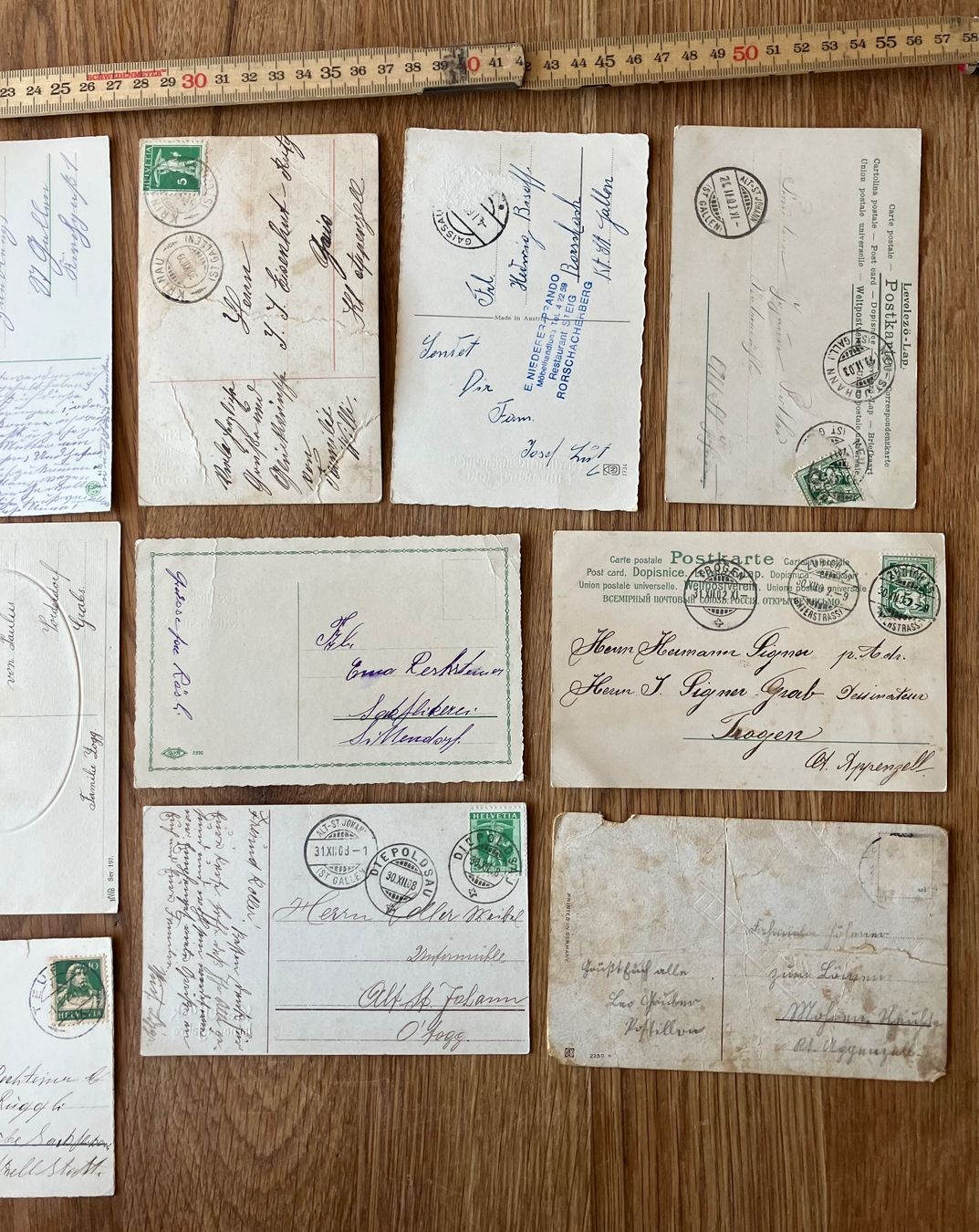 Cartes postales: Antike Ansichtskarten Neujahrsgrüsse – D'occasion à Waldstatt par breitaxt 6