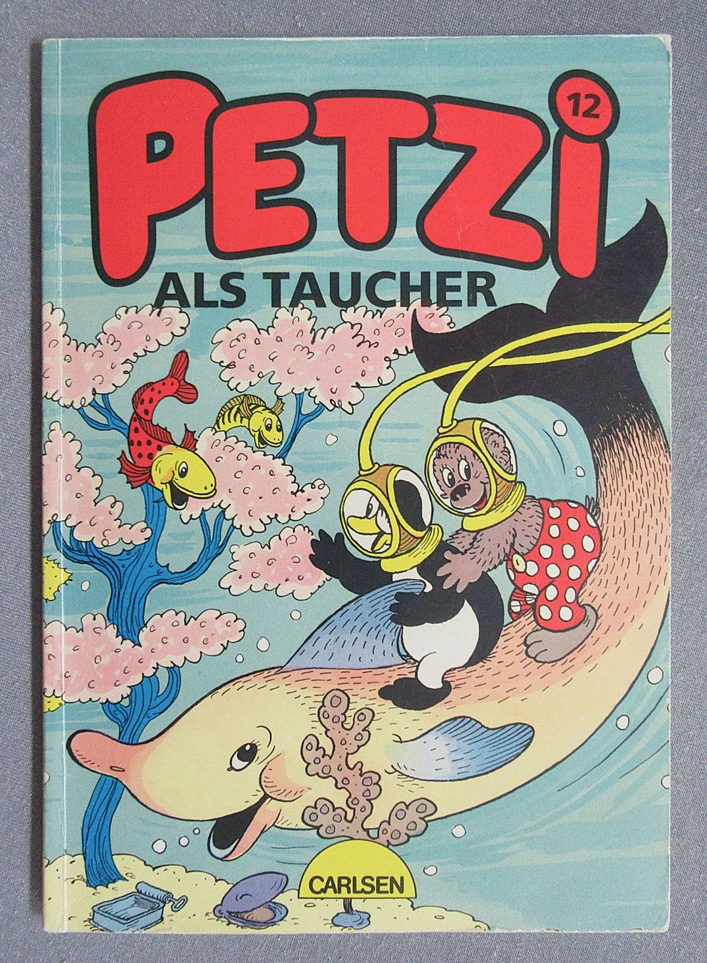 Fumetti: Petzi als Taucher - Eine Bildergeschichte – Usato da Auenstein venduto da Padabimbim