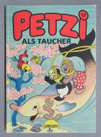 Petzi als Taucher - Eine Bildergeschichte
