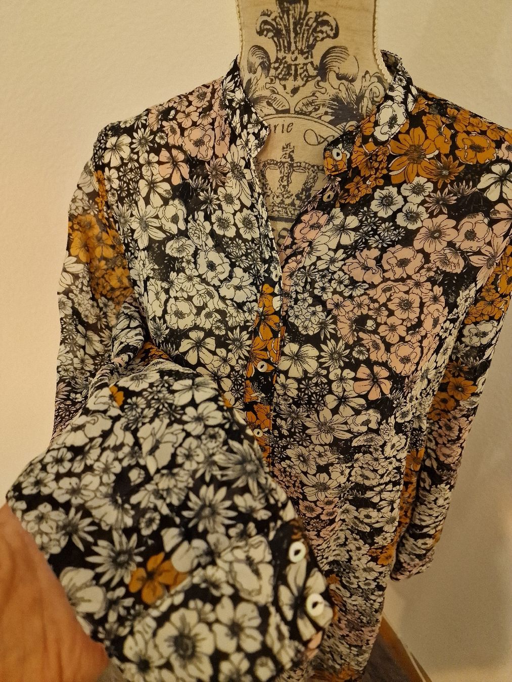 H&M Tuniche: H&M | Chiffontunika mit Blumen-Print – Nuovo (secondo la descrizione) da Basel venduto da Lemonn 3