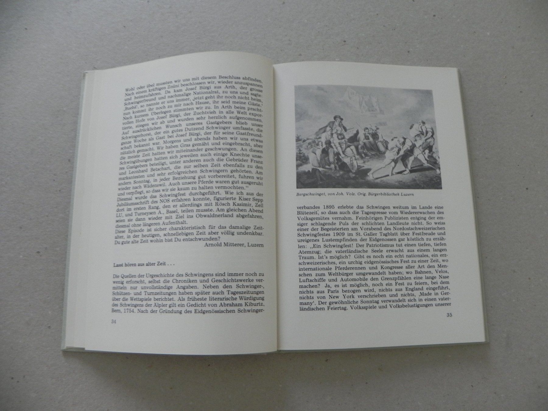 Bücher: Buch Schwingfest Schwingen Eidg. Schwingerveteranen 1972 – Gebraucht aus Siebnen von krimsie 4
