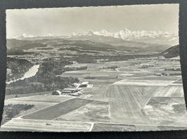 Flugaufnahme Flugplatz Bern- Belp 