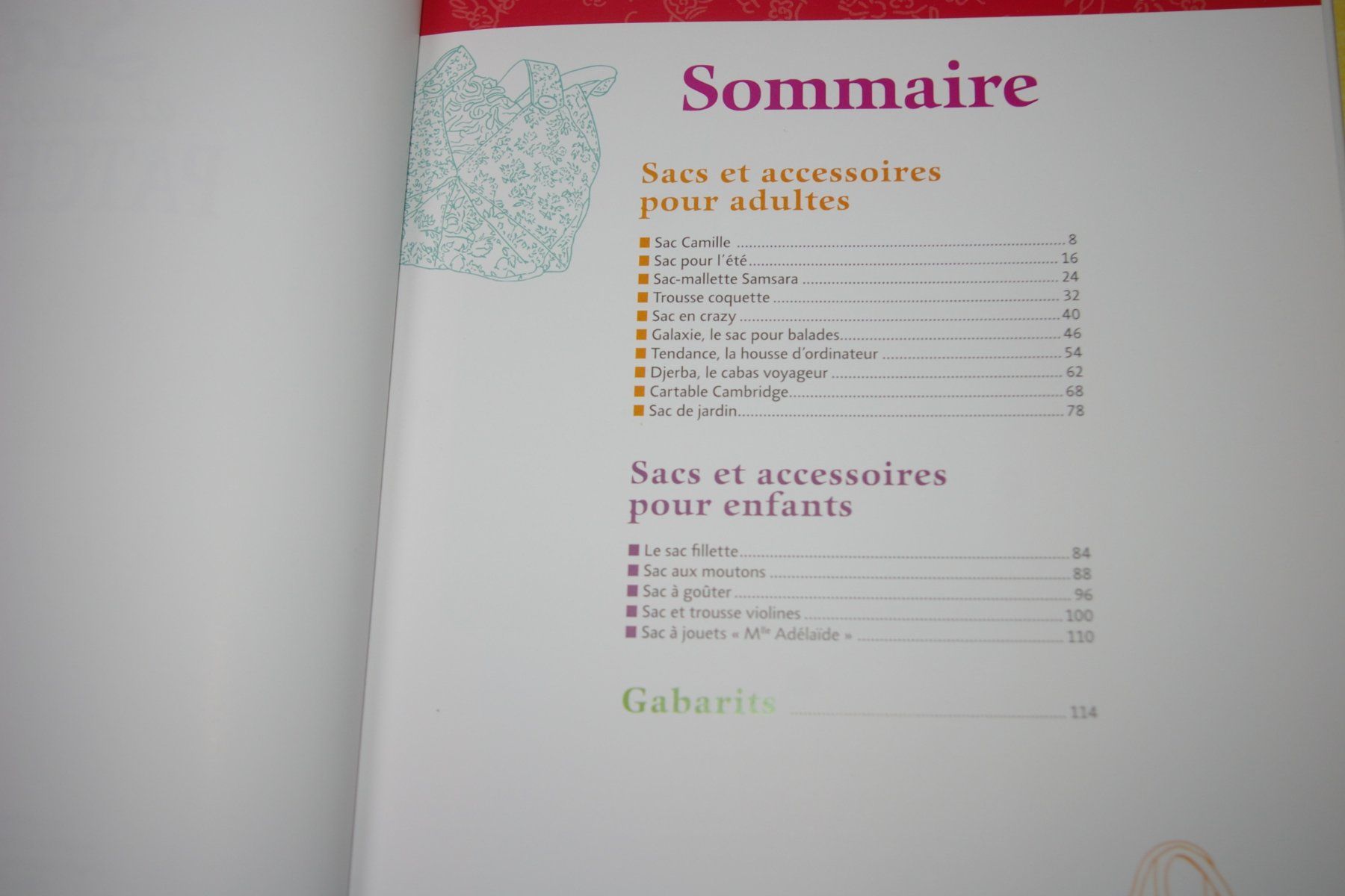 Schnittmuster: livre patchwork – Neu (gemäss Beschreibung) aus Granges (Salvan) von SSMLE 1