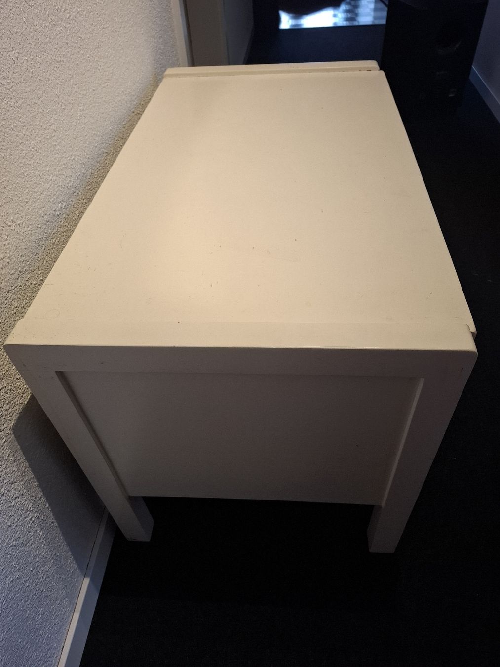 Cassettiere: Kommode weiss mit drei Schubladen aus Holz – Usato da Weggis venduto da bfueglister 2