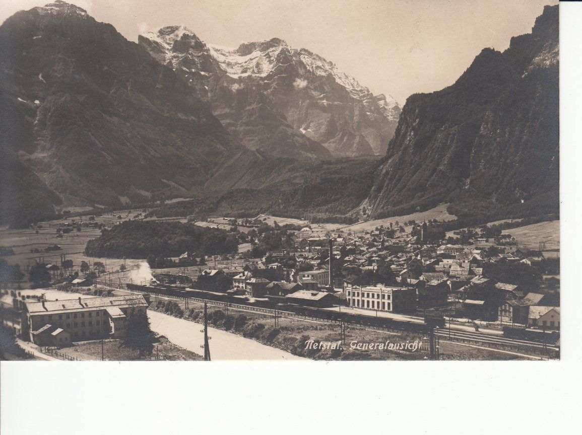 Cartoline postali: Netstal 1926 – Usato da Bürglen TG venduto da StampGraf