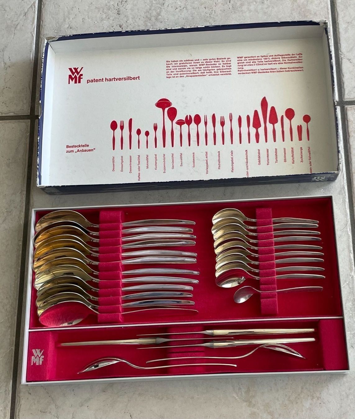 WMF Set di posate: WMF Besteck - patent hartversilbert – Usato da Zürich venduto da Mumpfi9 3