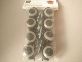 Räderset / Transport-Rollen / Set mit 8 Stk. Softlaufrollen