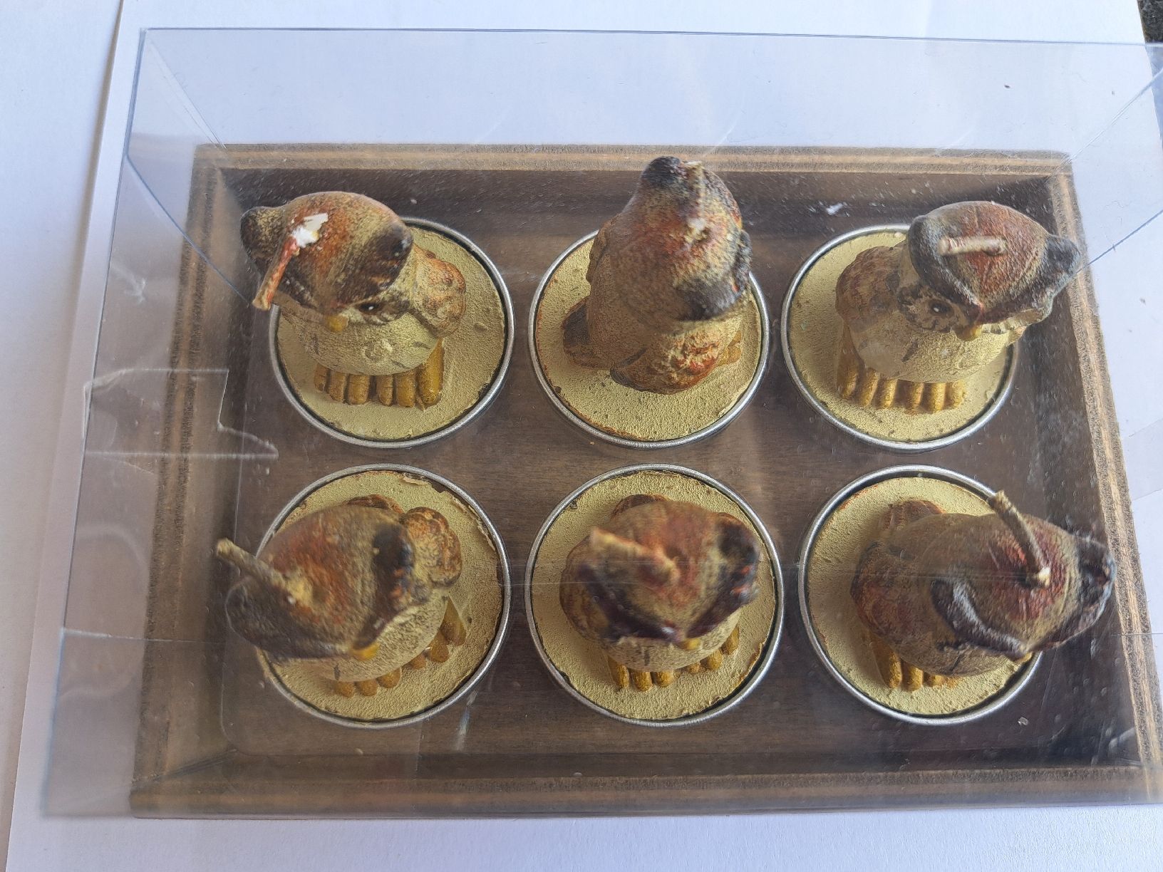 Tutte le decorazioni: 6er Set Eulen Teelicht Herbstdeko, neuwertig! – Nuovo e nell'imballaggio originale da Weisslingen venduto da Horvi_09 1