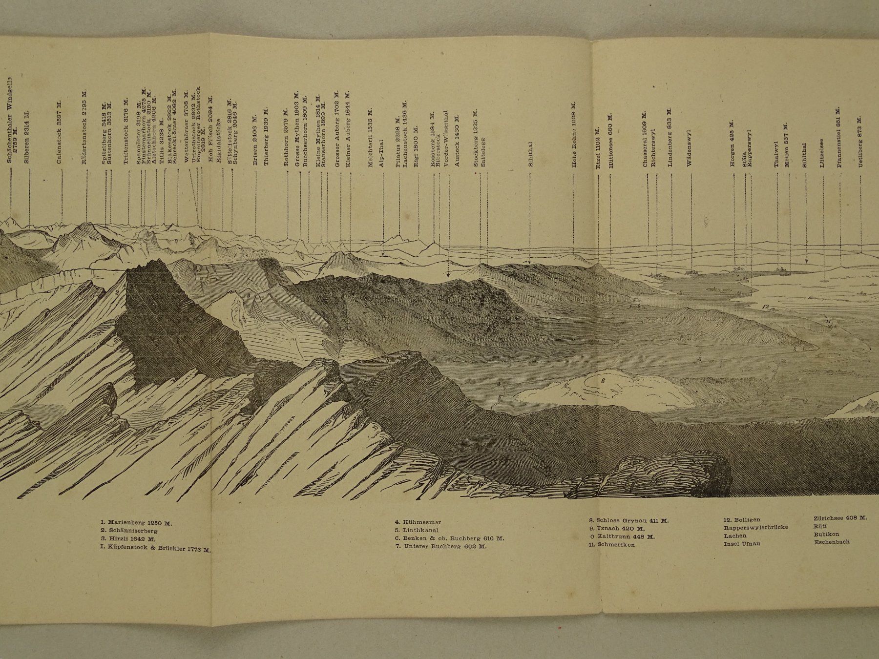 Bücher: PANORAMA VOM SPEER 1956 METER – Gebraucht aus Grüningen von Kartensammler 5