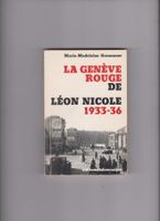 Livre poche La Genève rouge de Léon Nicole