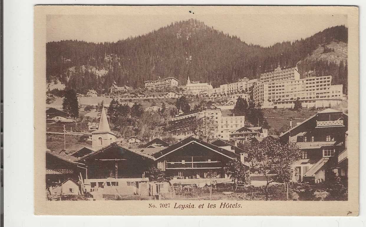 Ansichtskarten: Leysin, ca 1915 – Gebraucht aus Spiez von Niesen20