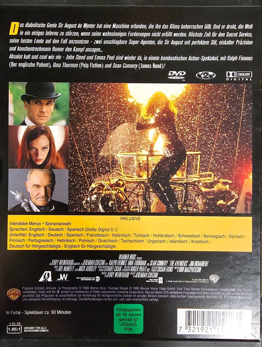 Tutti i DVDs: Mit Schirm, Charme und Melone – Usato da Wahlen b. Laufen venduto da Cg10 1