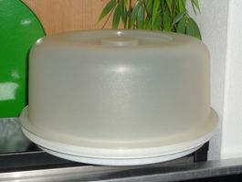 TUPPERWARE KUCHENBEHÄLTER H. CA. 13 CM. B. CA. 27 CM.