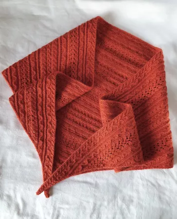 Dreieckstuch Handgestrickt, Unikat, Geschenk