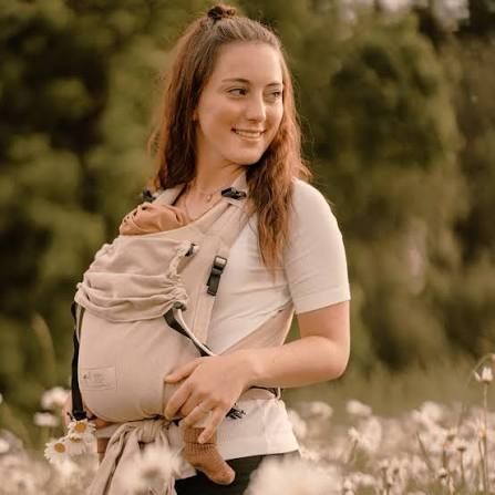 Bauch- & Rückentragen: porte-bébé Storchenwiege beige – Neu (gemäss Beschreibung) aus Martigny von cre_zm9r