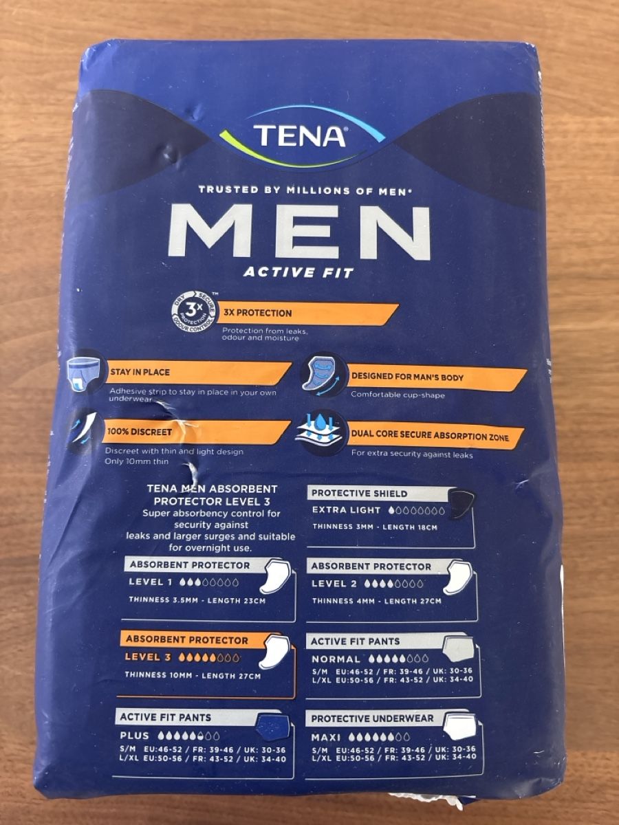Windeleimer & Windeln: Tena Men Active Fit Level 3 Neu & Original – Neu und originalverpackt aus Schwyz von Trofana 1