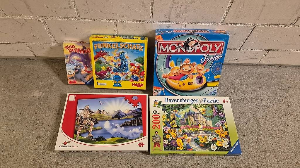 Spiele: Monopoly Junior Spiel – Gebraucht aus Zürich von Ver_Kaufen_Oerlikon