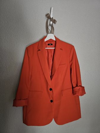 C&A Damen Blazer, Blutorange, Grösse 42, Top Zustand!