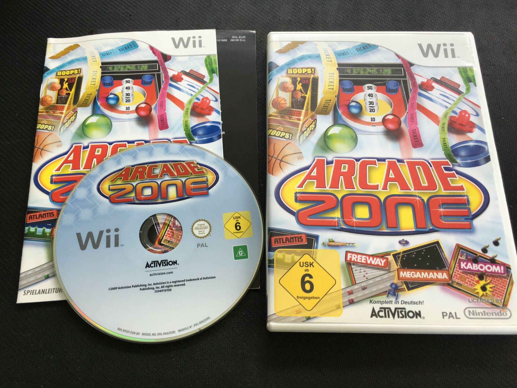 Nintendo Jeux: Arcade Zone - Nintendo Wii – D'occasion à St.Gallen par Punktchen01