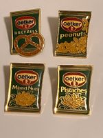 4 Pin Oetker Snacks Bretzels Peanuts Mixed Nuts Pistaches